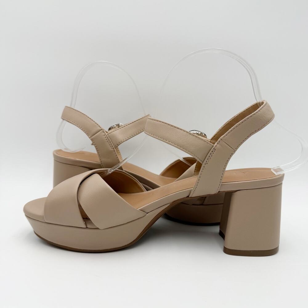 Aerosoles Womens Cosmos Platform Sandals Size 8.5 M Beige NWOB - Picture 7 of 13